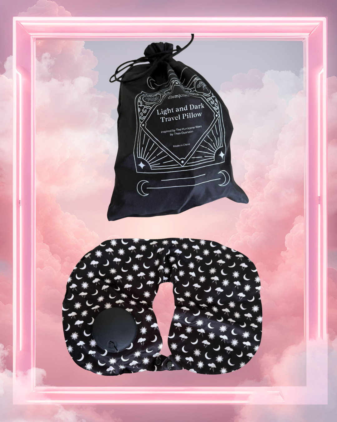 The Hurricane Wars Travel Pillow