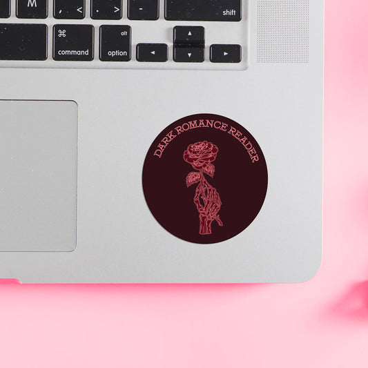 DARK ROMANCE READER STICKER