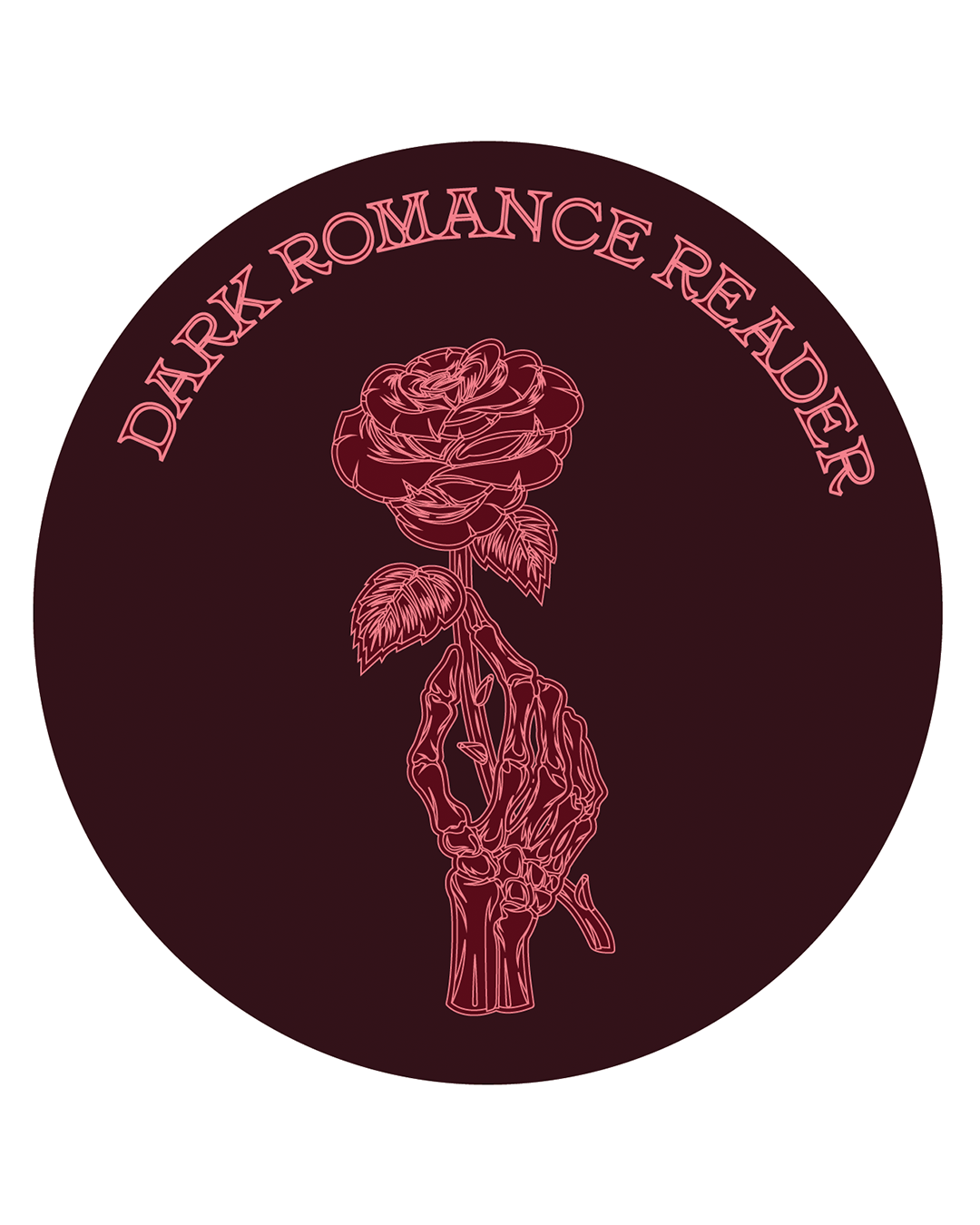 DARK ROMANCE READER STICKER