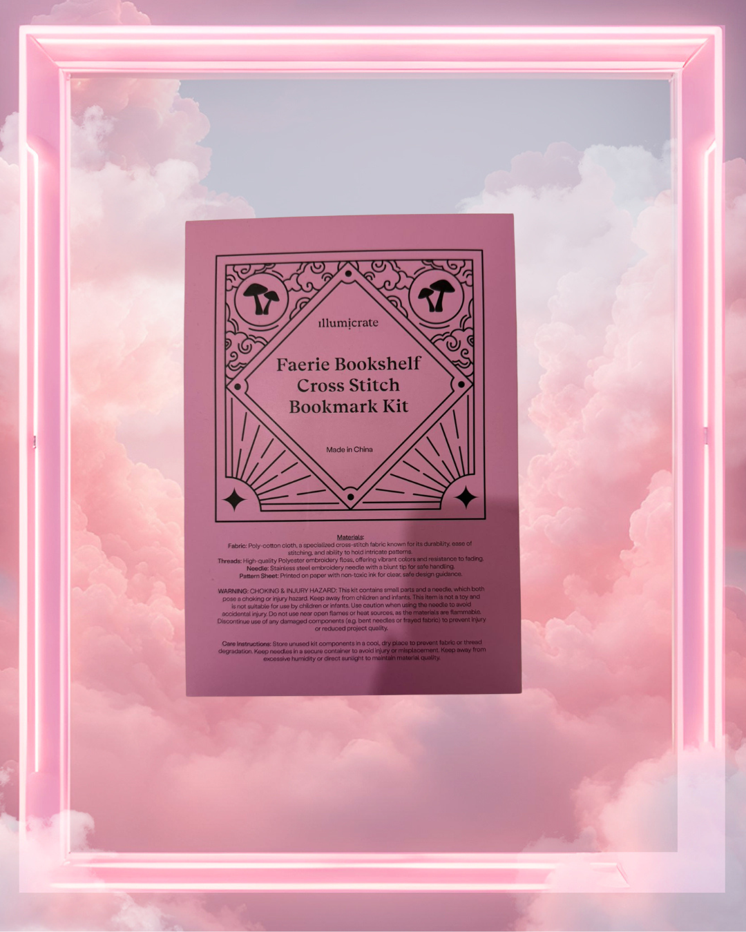 Faerie Cross Stitch Bookmark Kit